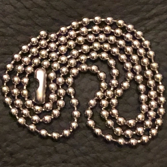 Silver Ball Chain 18” length new - Picture 1 of 2